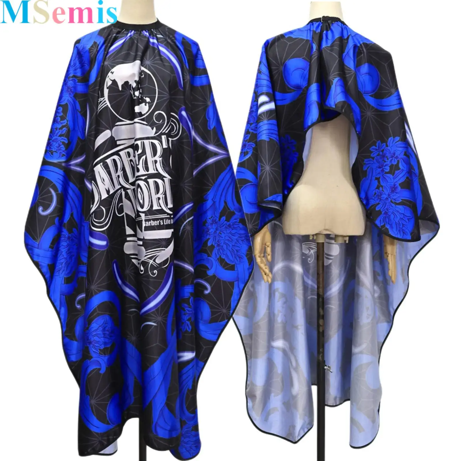 

Waterproof Hairdressing Salon Cape Professional Barber Haircut Cape Salon Hair Cutting Cape for Men/Women Elastic Neckline
