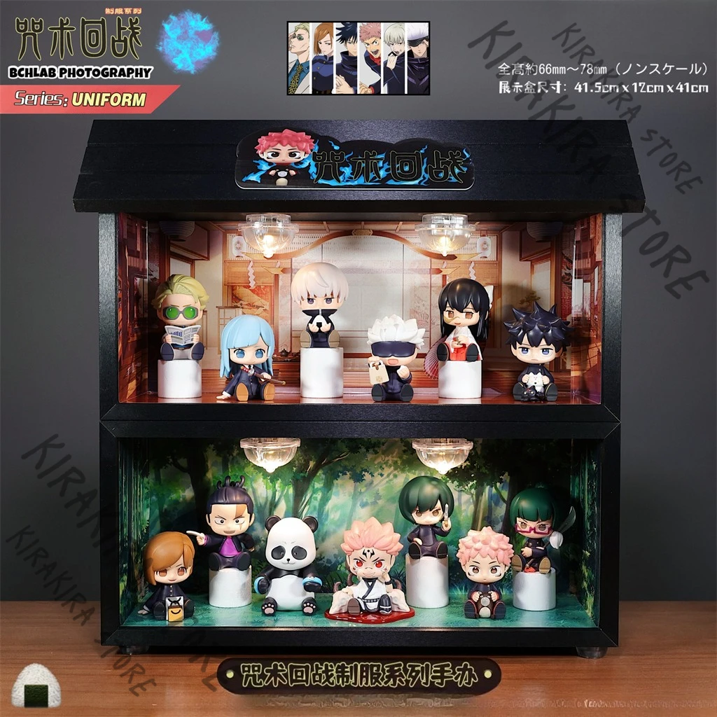 Jujutsu Kaisen Ryomen Sukuna Satoru Gojo Fushiguro Megumi Serie uniforme Figurine Cosplay Ufficiale Ornamenti mascotte Accessori