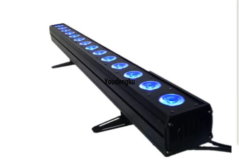 

8 untis party stage line array wall washer in door led strip bar 14*10W RGBW 4 in 1 led wall washer light bar