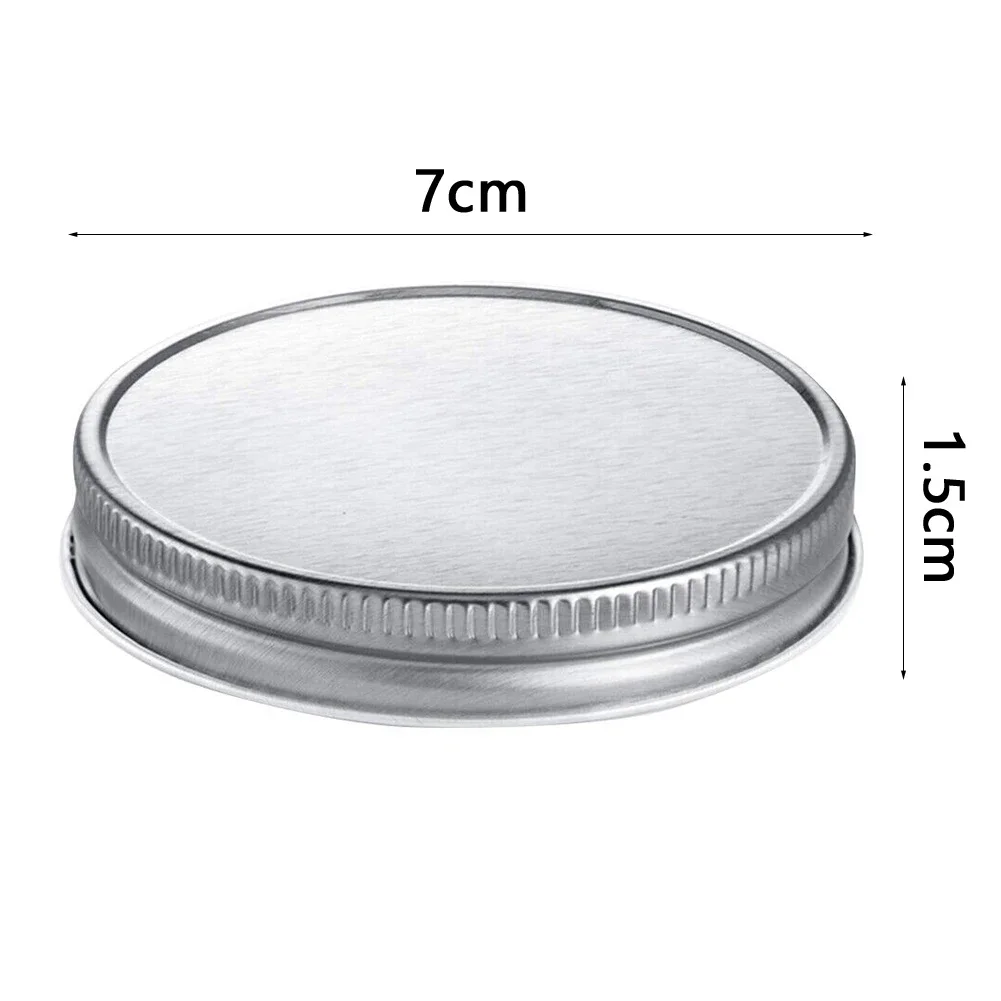 12PCS Canning Lids For Ball Reusable Metal Reusable Universal Jar Lids Wide Mouth Regular Mouth Leak-Proof Seal Lid For Canning