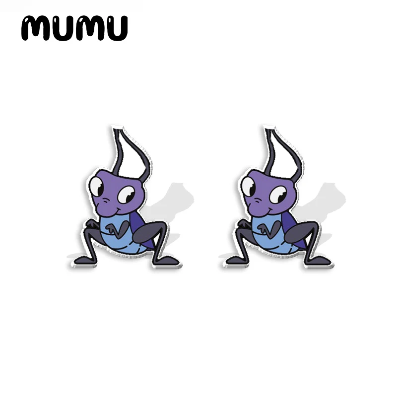 2024 New Princess Mulan Stud Earring Lovely Epoxy Jewelry Resin Acrylic Earrings Handmade Gifts Fans