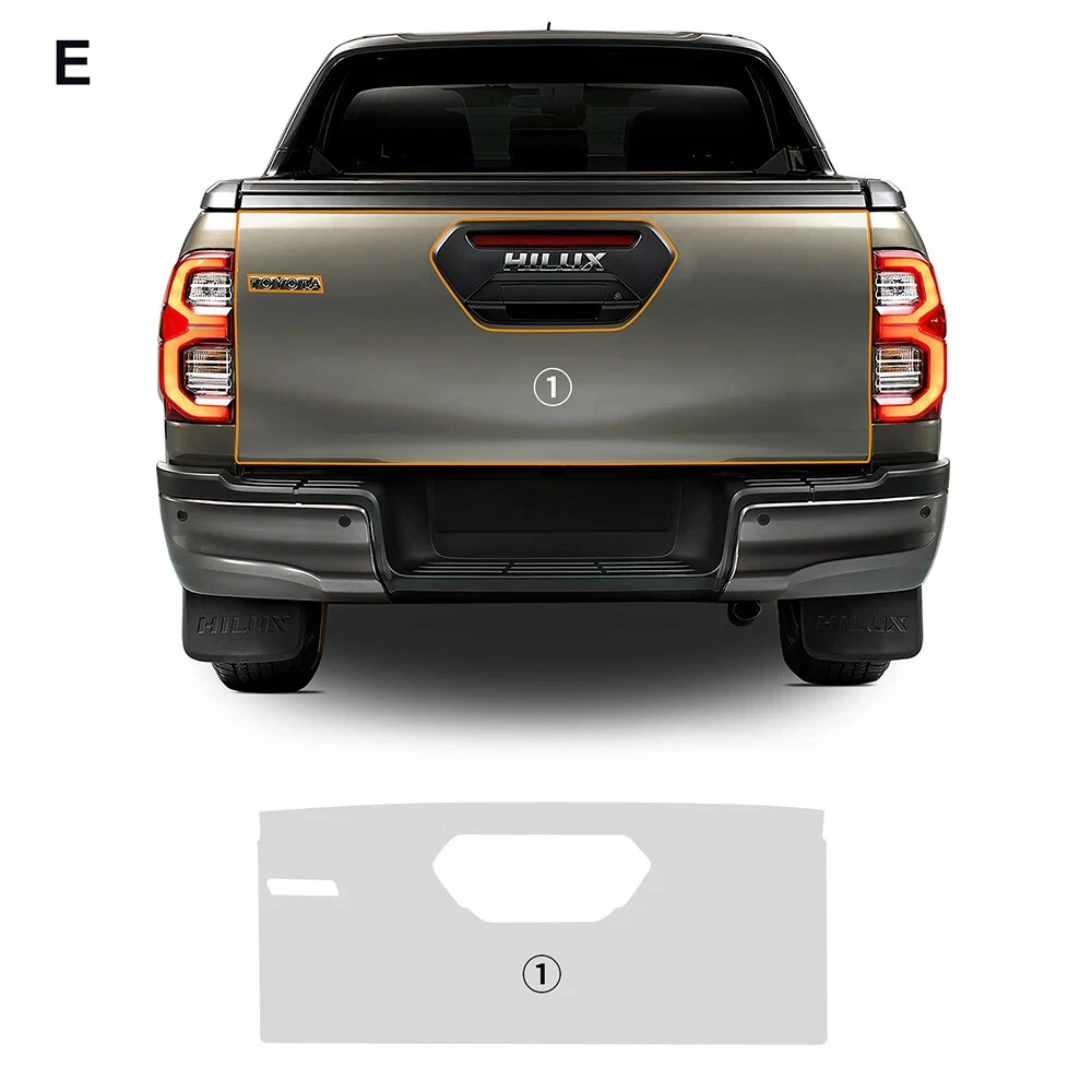 

For Toyota Hilux 2021-2023 TPU Bumper Hood Pre-cut PPF Kit Clear Paint Protective Film Custom Anti Scratch Self Healing Shield