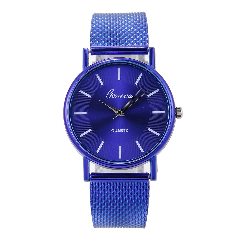 Watch For Women Stylish Relogio Quartz Watch Woman'S High-End Blue Glass Life Waterproof Distinguished Relogio Feminino Reloj
