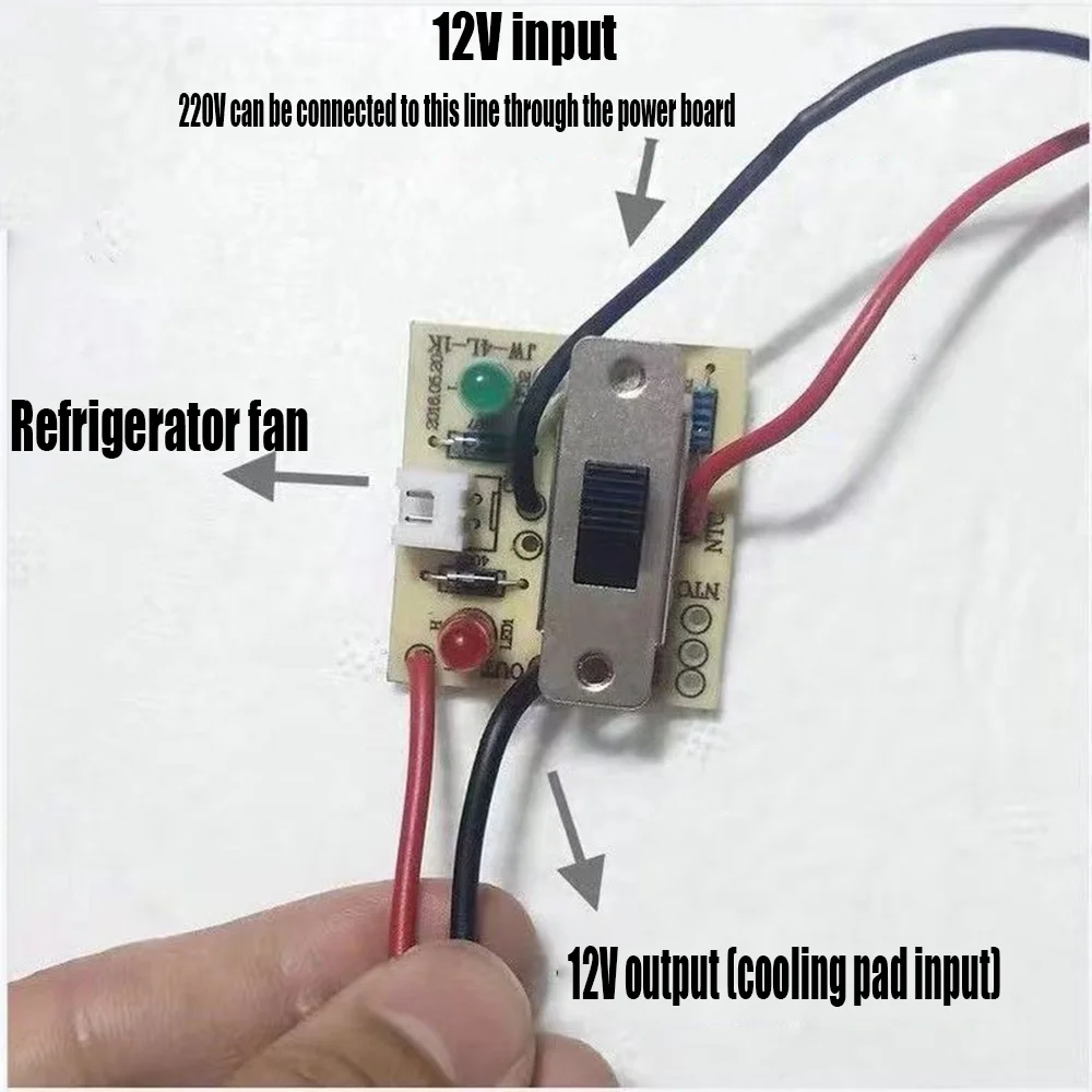 Car mounted small refrigerator switch board power board 4L/6L/7.5L/10L/12L/16L cold and hot switch 3A250V