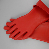 Insulated Gloves High Voltage 12kv Low Voltage Domestic Electrician Anti Electricity Rubber Durable Gloves 1Pairs