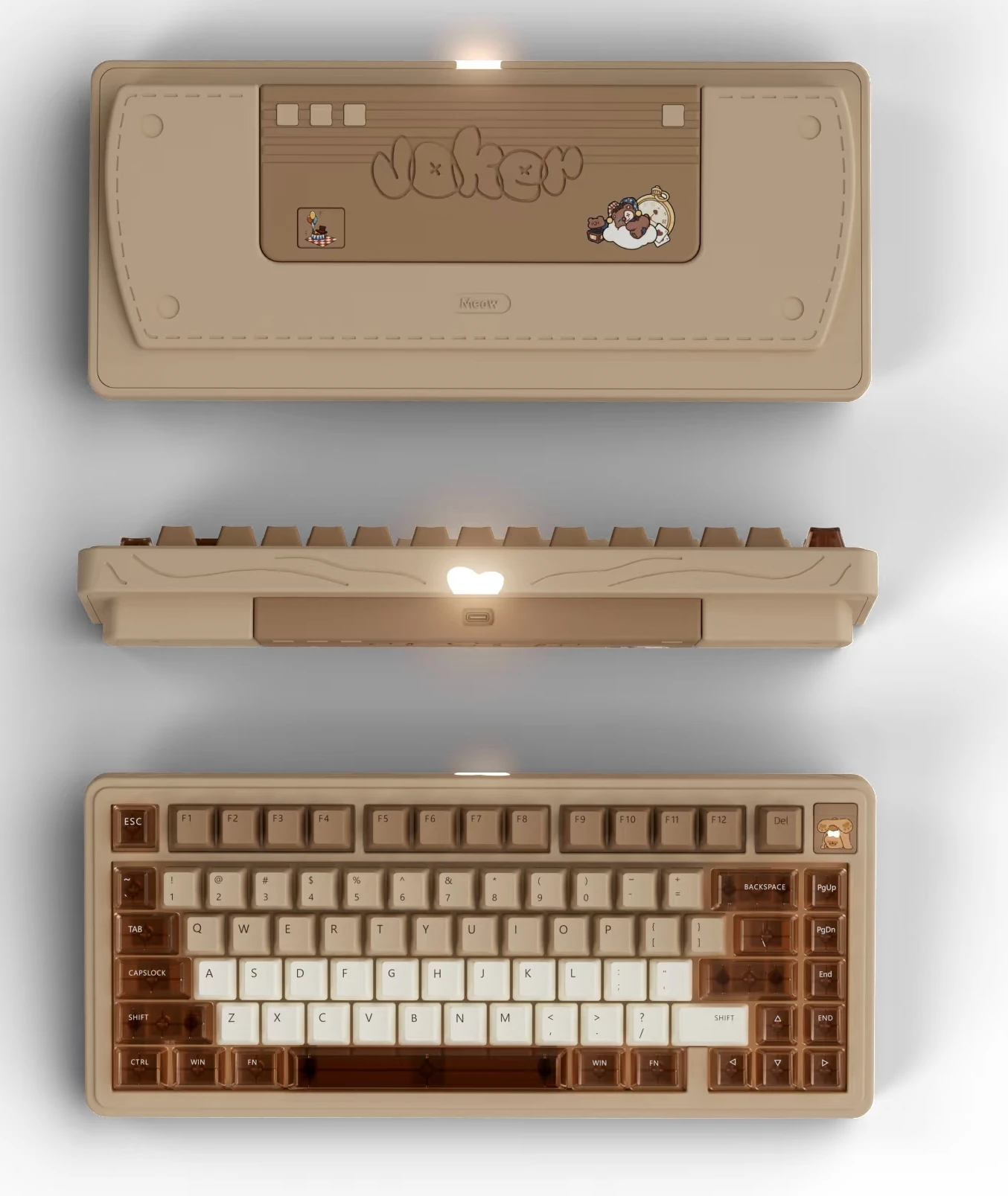 

Комплект механической клавиатуры Meaw75, беспроводная трехрежимная игровая клавиатура из алюминиевого сплава с ЧПУ, с возможностью горячей замены, RGB, индивидуальный подарок для милой девушки