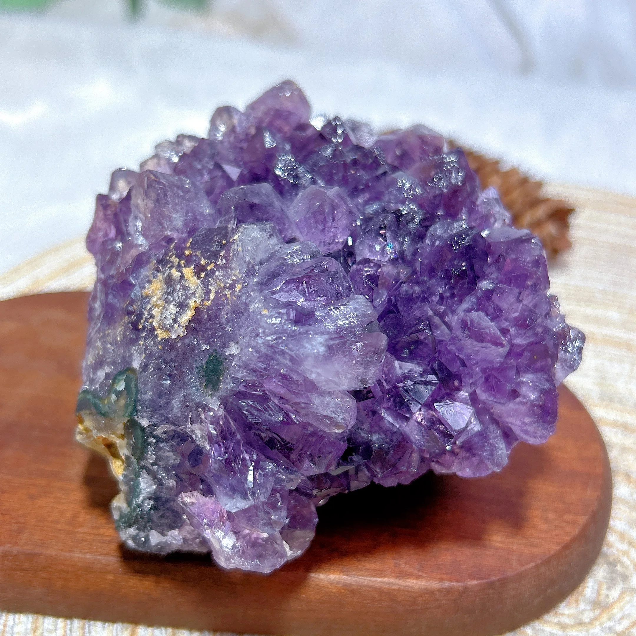 

Healing High Quality Natural Crystals Uruguay Amethyst Cluster Raw Stone Rare Specimen Gemstone Home Decoration Energy Gift