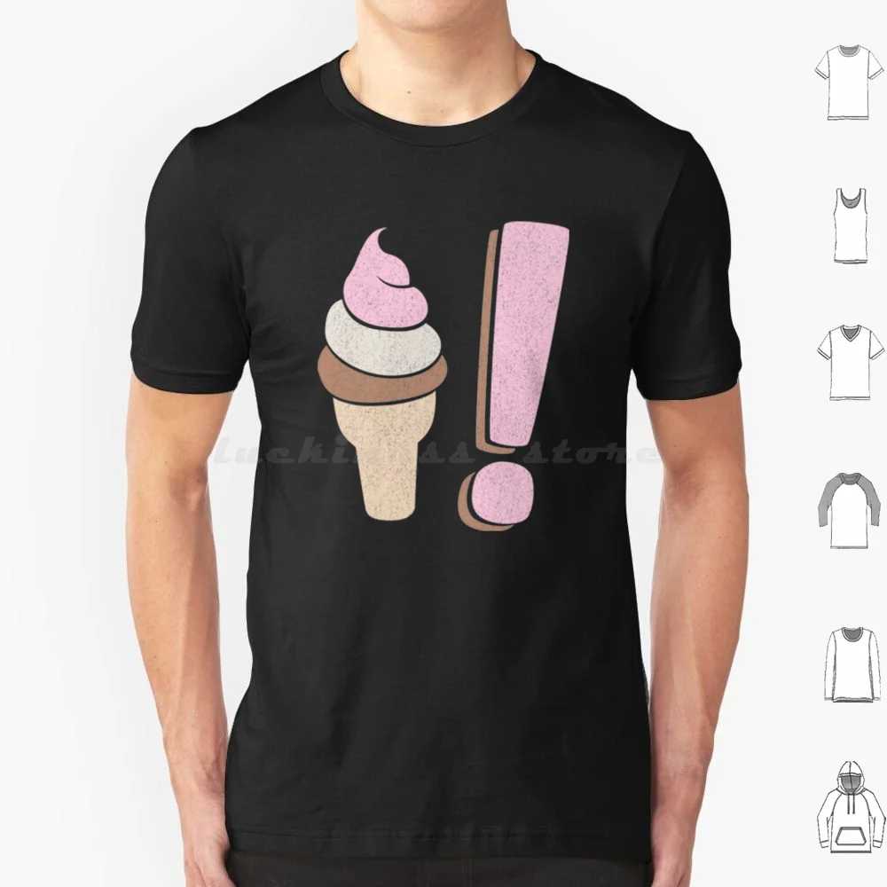 Ice Cream T Shirt Cotton Men Women DIY Print Food Ice Good Summer Ice Cream Trending Pretty New Berry Vanilla Restaurant