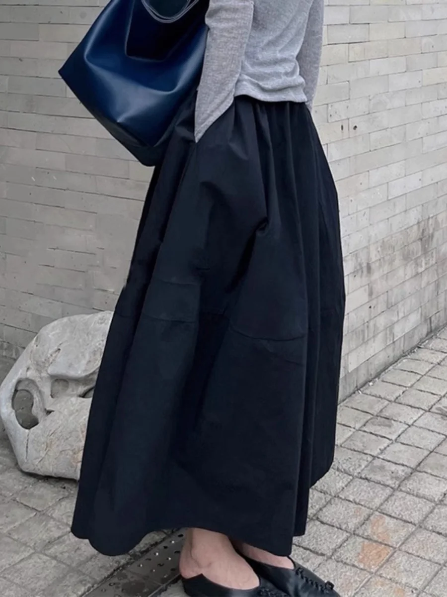 

Emily Clud Recommended Floral A-Line Midi Skirt Women's Summer High Waist Concealing Slimming f-length Skirt for plus Size