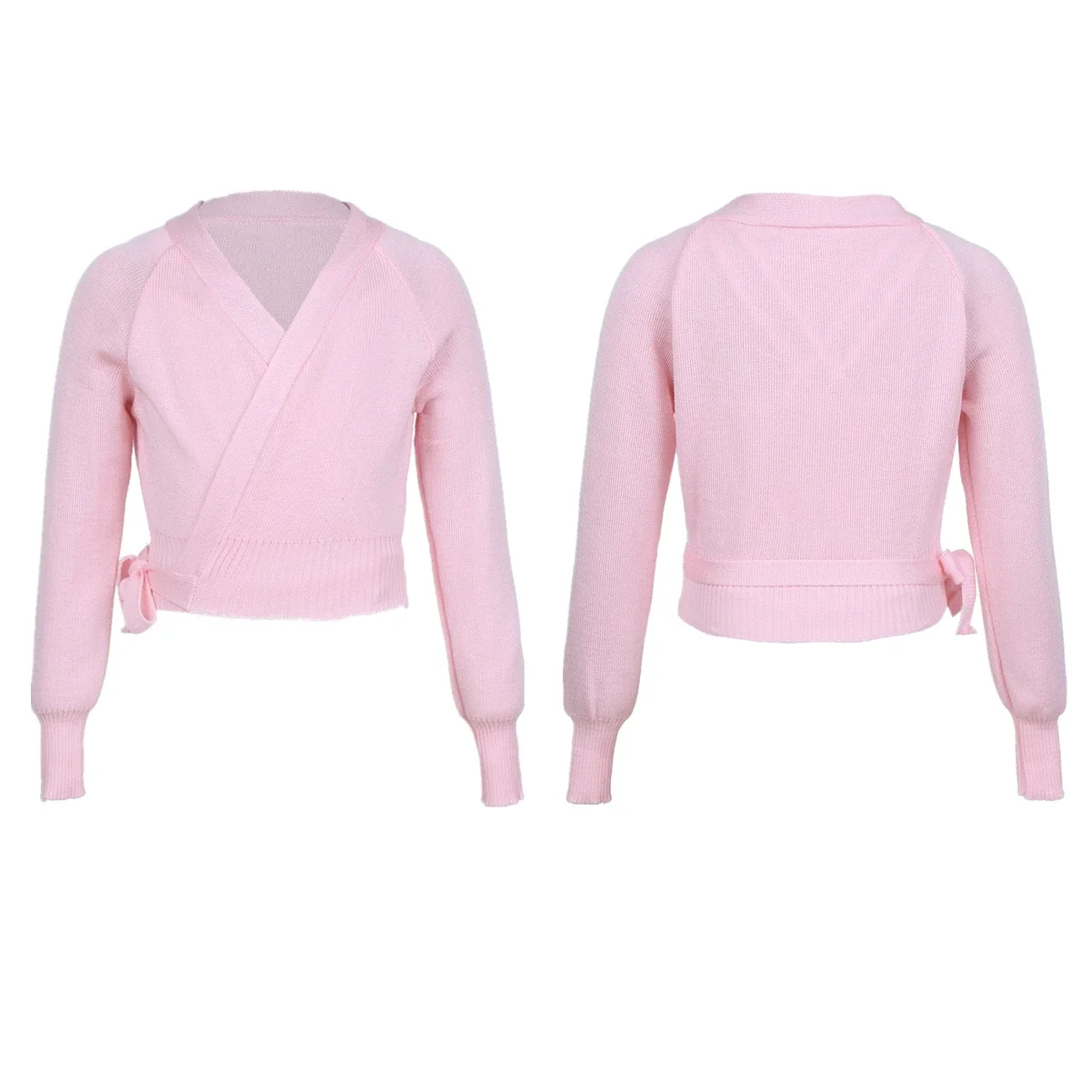 Justaucorps de gymnastique de ballet pour filles, veste à manches longues, pull de danse, manteau chaud, vêtements de danse pour enfants, mode