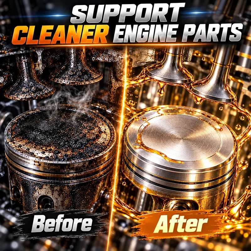 Engine Anti-Wear Protectant Car Engine Oil Additive Carbon Deposit Remover Automotive Maintenance Treatment