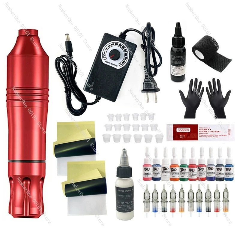 Eyebrow tattoo embroidery machine full set of tools, tattoo pen set, tattoo Mada machine all-in-one machine