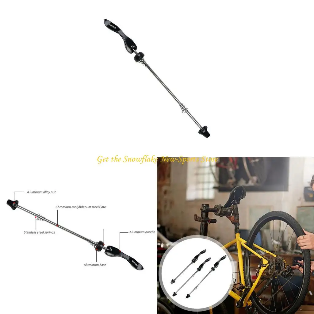 

E56D Mountain Bike Wheel Hub Front Rear Skewers Quickly Release Skewers Clip Levers for Easy Wheel Changes