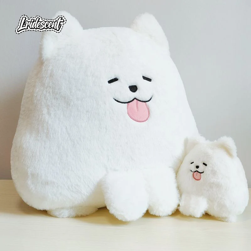 

Cute Samoyed Plush Doll Dog Toy Hug Pillow Original Stuffed Figure Birthday Gift