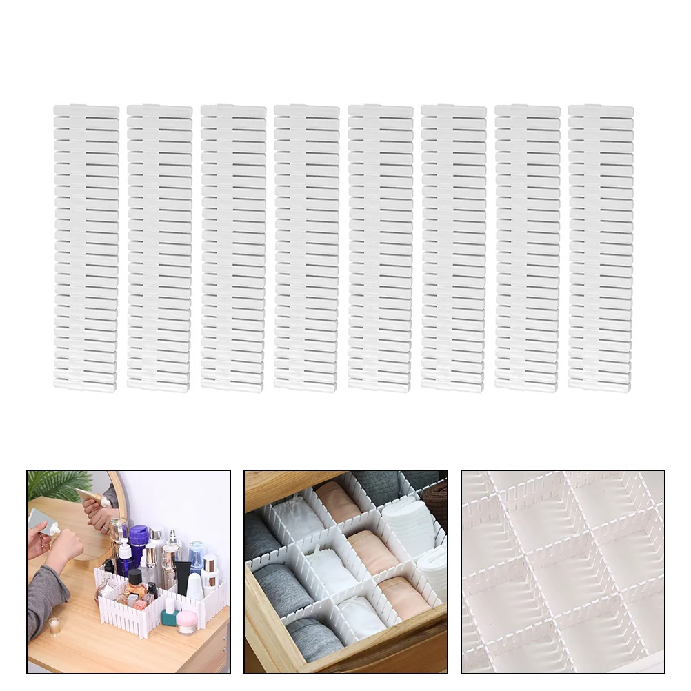 

8 Pcs Drawer Divider Dividers Organizer Clothes Kitchen Separators for Drawers Bathroom Small