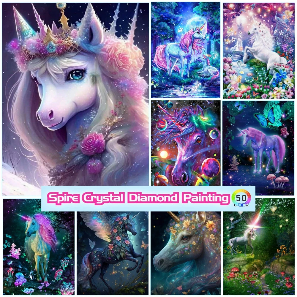 

Fantasy Magic Planet Unicorn 5d Crystal Diamond Painting Cute Animal Butterfly Art Full Drill Embroidery Kits Home Decor Gifts