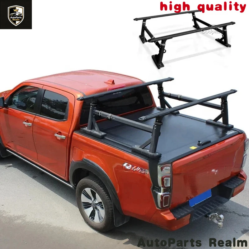 Universal 4X4 Pickup Adjustle Roll Bar Truck Bed Ladder Roof Rack Hilux Dmax C Hot Selling Products