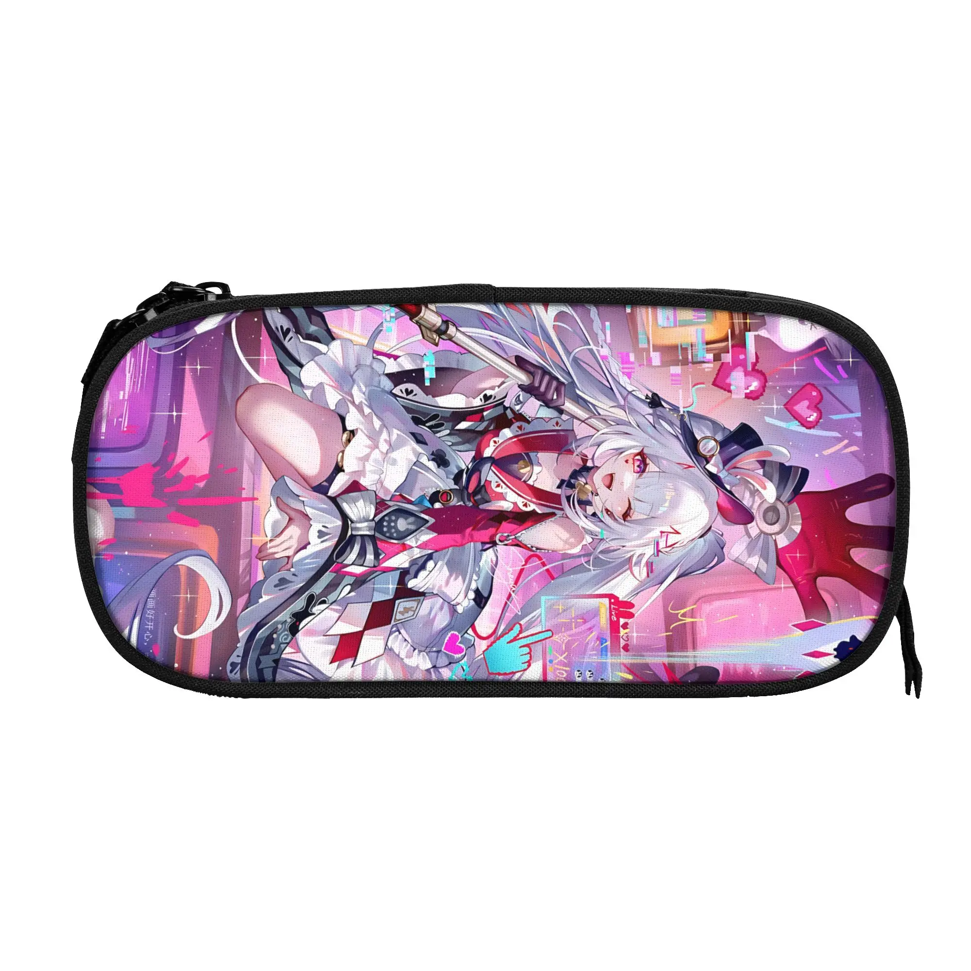 Large Capacity Bags for Child Cartoon Honkai Star Rails Sparkle  School Pencil Bag for Boys Gilrs Kids