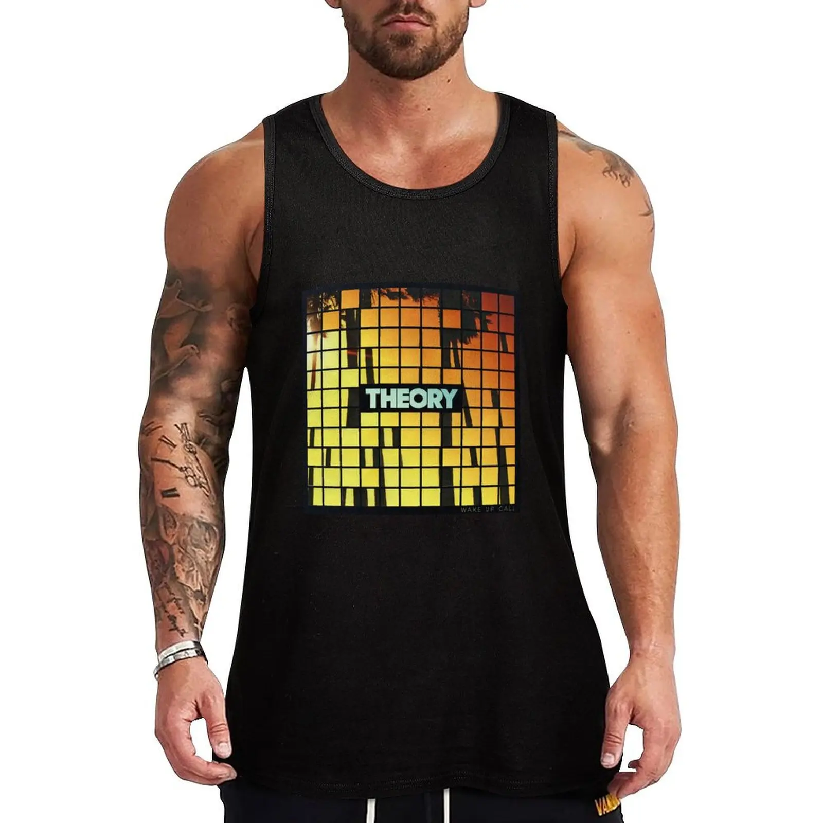 

Wake up call Tank Top gym clothing men sleeveless tshirts for men sports suits Men's clothing