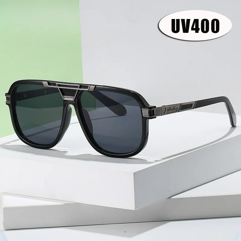 

Men's and Women's Fashion Double Beam Sunglasses Outdoor Sports Sun Protection UV Glasses Luxury Brands Popular Eyeglasses