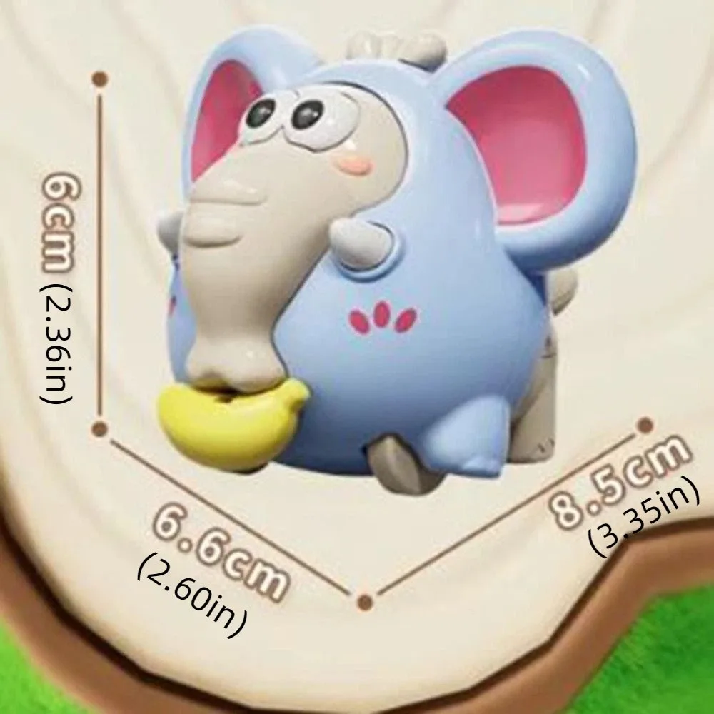 Giocattolo a Corda con Elefante, Gioco Interattivo di Arrampicata, Giocattolo a Inerzia Scorrevole, Divertente Giocattolo a Molla per Bambini