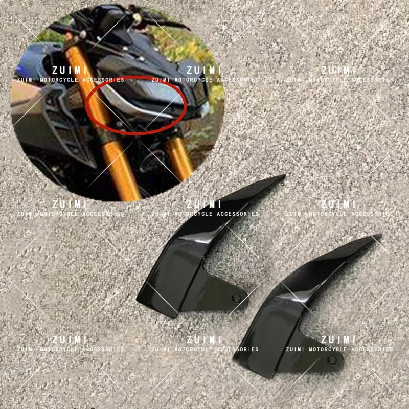support-de-panneau-de-carenage-noir-brillant-pour-les-caches-de-phares-avant-compatible-avec-yamaha-mt-09-fz-09-mt09-fz09-2017-2018-2019
