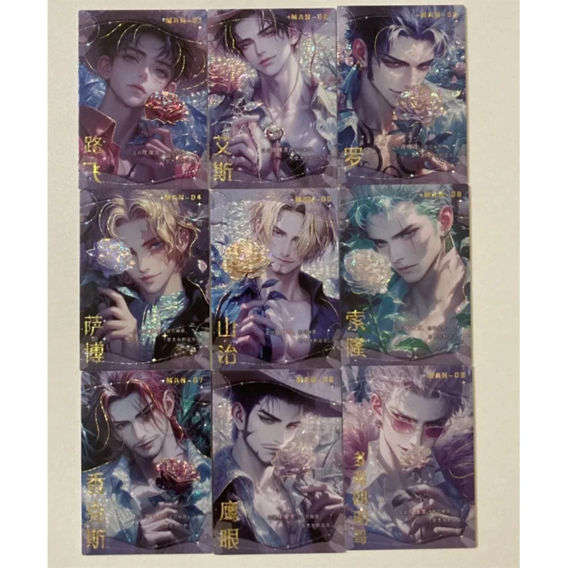 Japanese Anime One Piece Card Set Boa Hancock Portgas D. Ace Sanji Collectible Cards Christmas Birthday Gifts Children's Toys