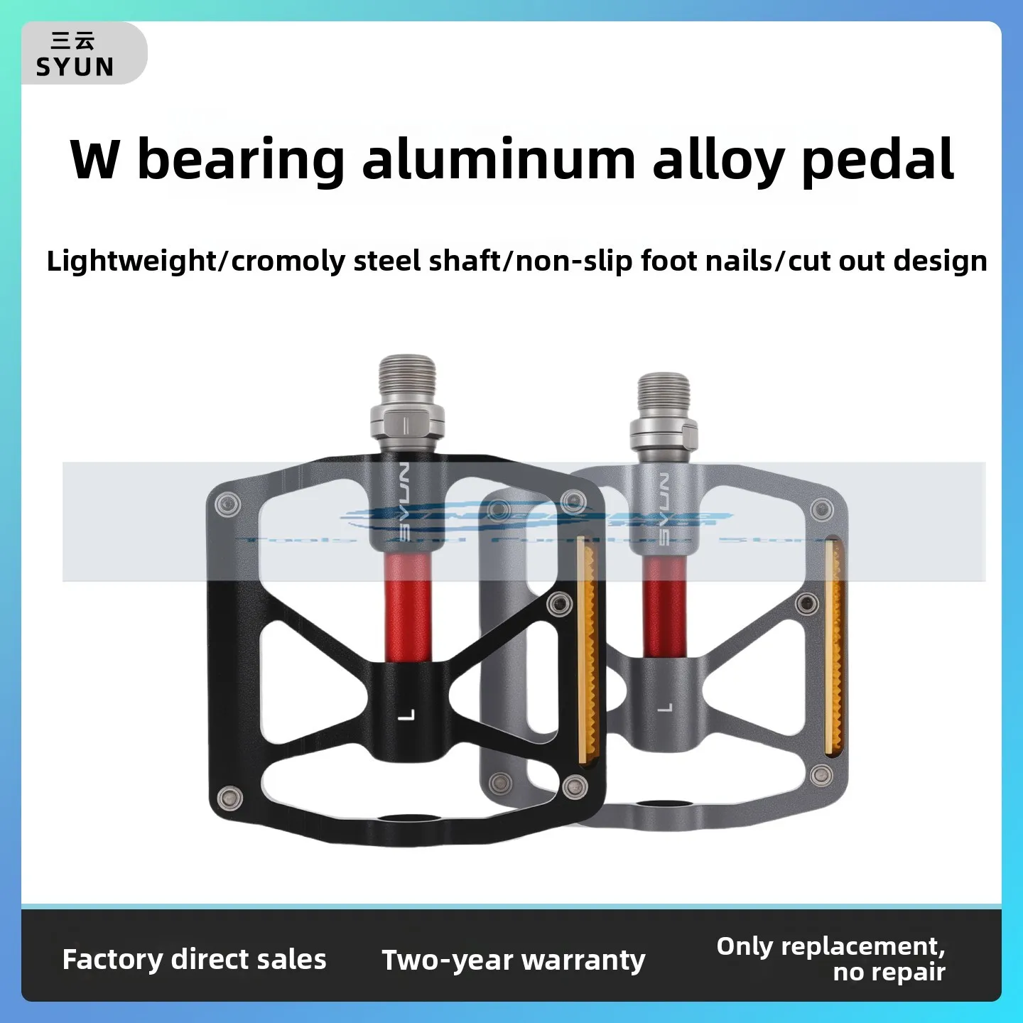 

Foot Pedals General Bike Equipment Mountain Road Bike Anti-skid Pedals For Giant, Pedals