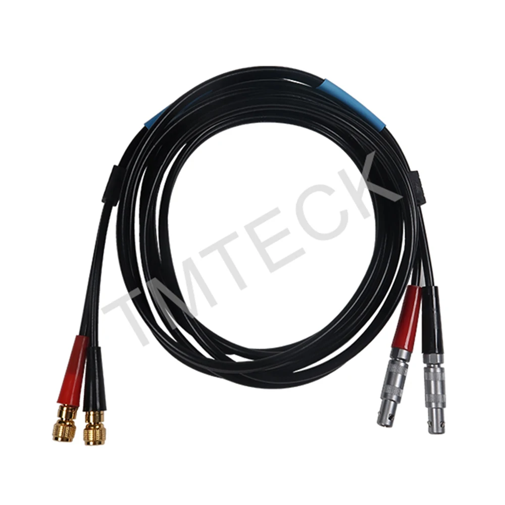 

compatible with style Lemo00 to Microdot Dual Industrial coaxial cables RG174 ultrasonic cable for flaw detector