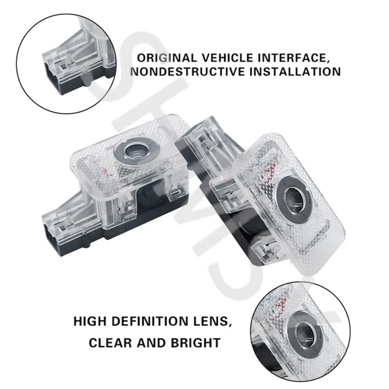 2 Stück LED-Autotür-Begrüßungslichter, Dekorationslampen-Zubehör für XC60 2009-2024 2019 2020 2021 2022 2023 – Detail 2