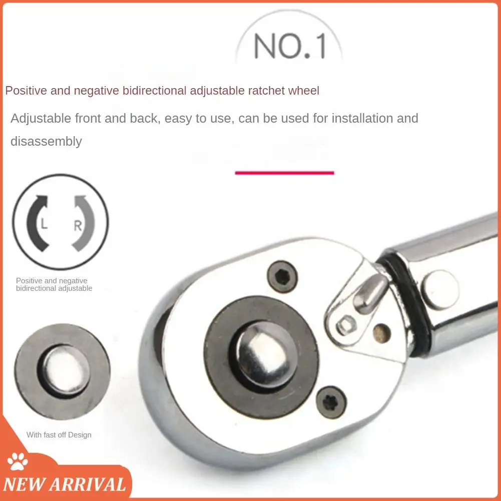 

Emption!1/2 10-150N Single End Wrench Torque Wrench Auto Repair Kg Torque Positive And Negative Socket Wrench