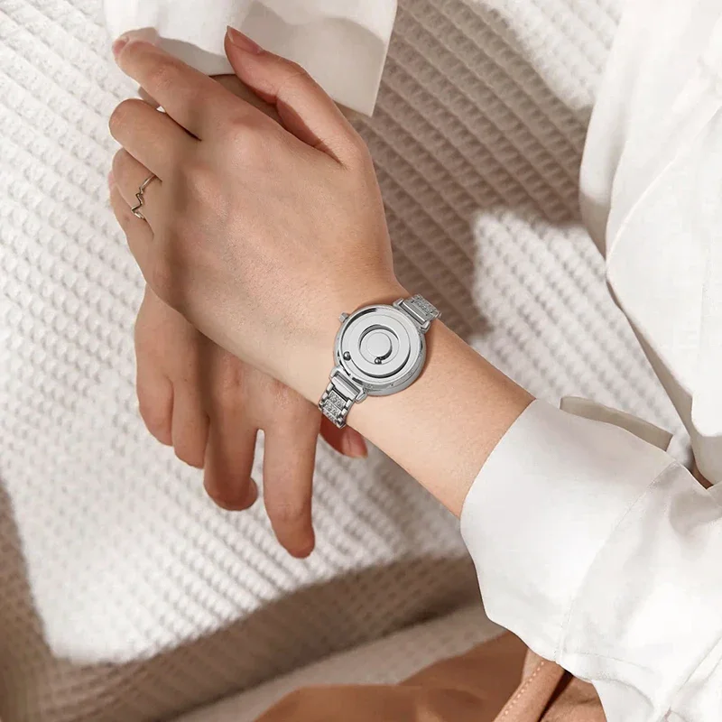 EUTOUR New Quartz Watch Limited Edition Luxury Homemade Jewellery Crystal Set Ladies Unisex Designer Stainless Steel Strap view 5