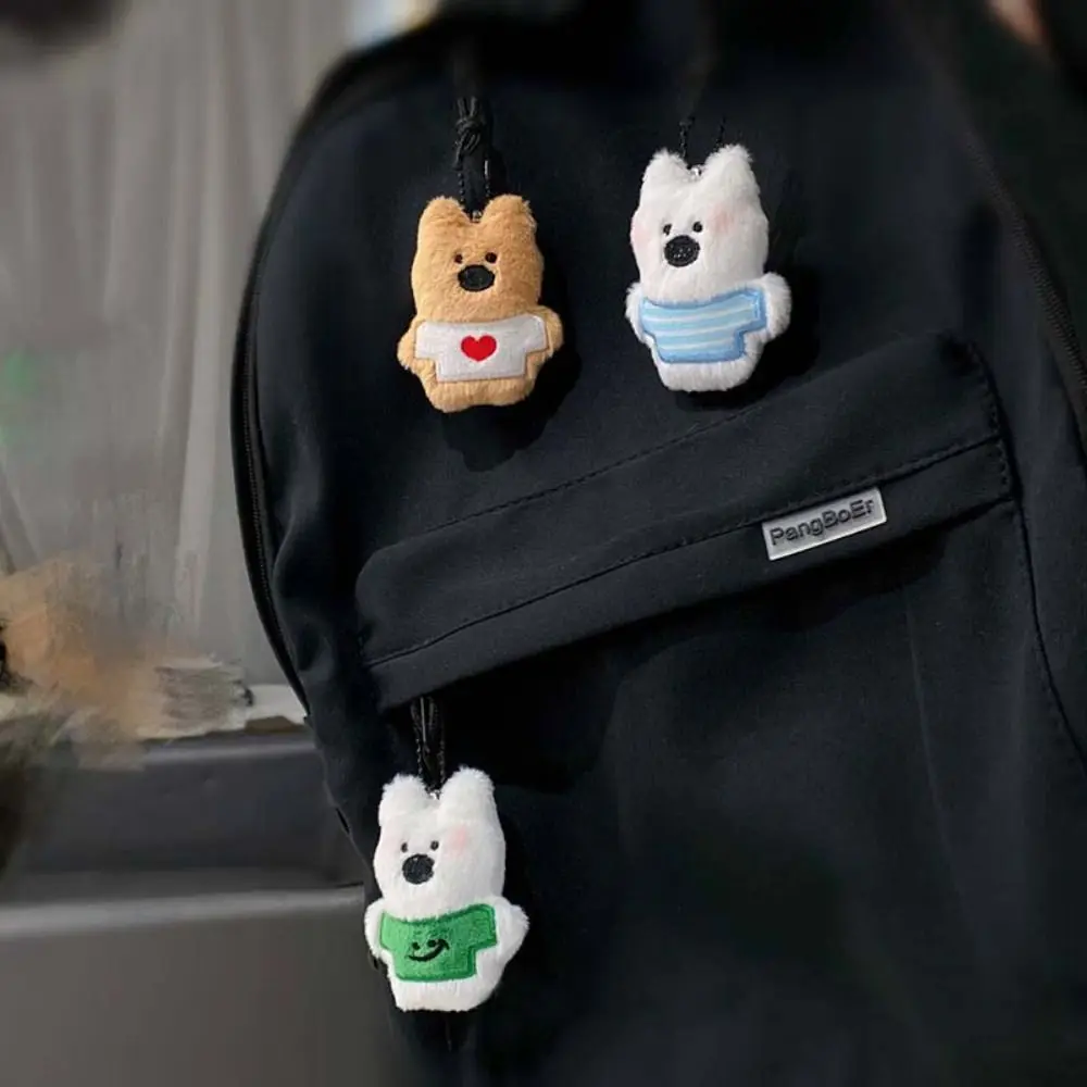 

Креативный вест-хайленд-уайт-терьер, белый щенок, кулон, мягкие куклы, аниме, мультяшный брелок для ключей, сумка, подвеска, подвески унисекс