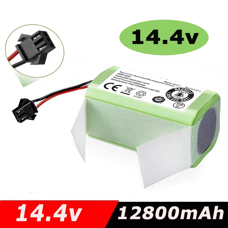 14.4V 2800mAh Li-ion Battery For Cecotec Conga Excellence 950 990 1090 Ecovacs Deebot DN621 601/605 Eufy RoboVac 35C i7 V710