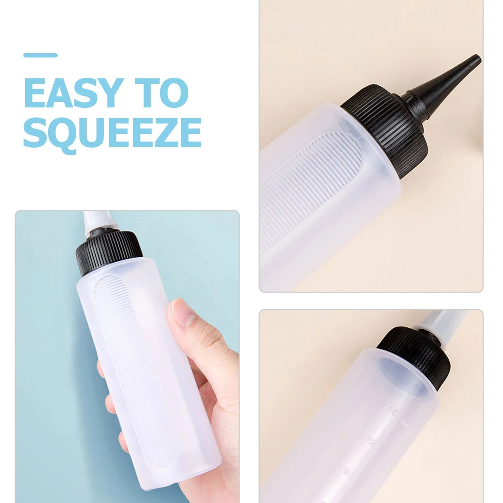 4Pcs Hair Wash Bottles for Salon Hair Color Application Refillable Squeeze Bottles Perfect for Hairdressing Labs Tattoo - Image 5