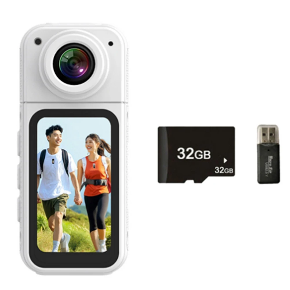 2025+ Thumb Camera App Control Portable Magnetic Sports Outdoor Casual Photography Camera Digital Camcorder with Card