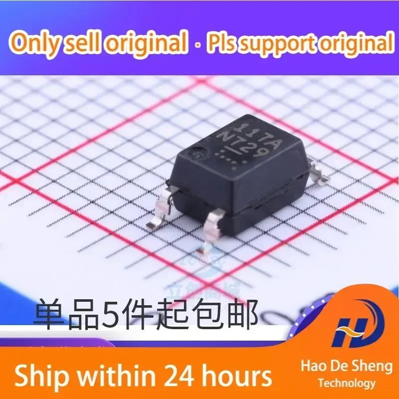 10PCS/LOT PS9117A PS9117A-F3-AX Logo 117A SOP5 High-speed Optocoupler New Original In Stock