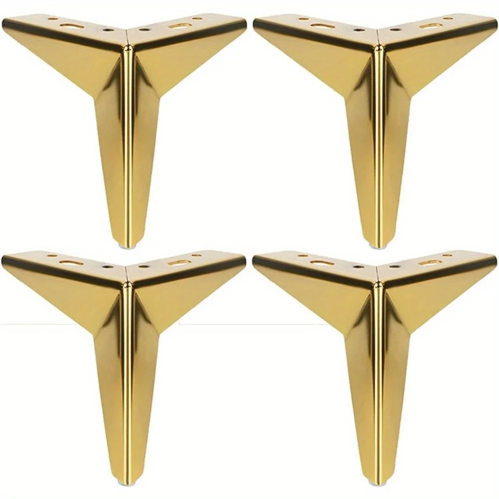 

4 шт. 15-сантиметровых мебельных ножек, прочные ножки для столов, металлические ножки для шкафов, для столов, шкафов, тумб, диванов, книжных шкафов, стульев.