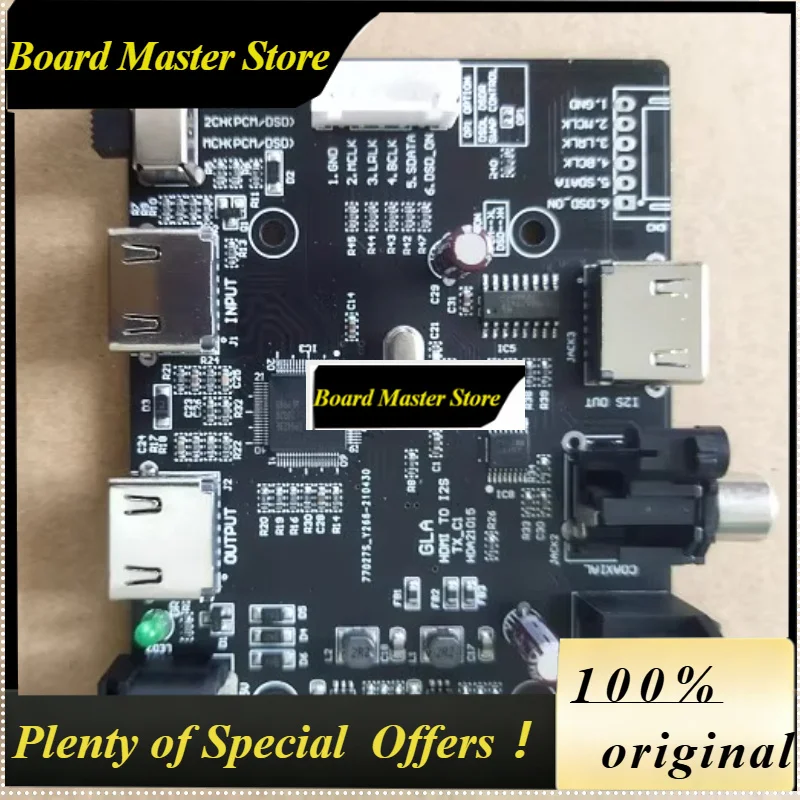 BoMaSHDMI Digital Interface Separates And Extracts Audio I2S/DSD/Optical/Coaxial HDMI To I2S/IIS