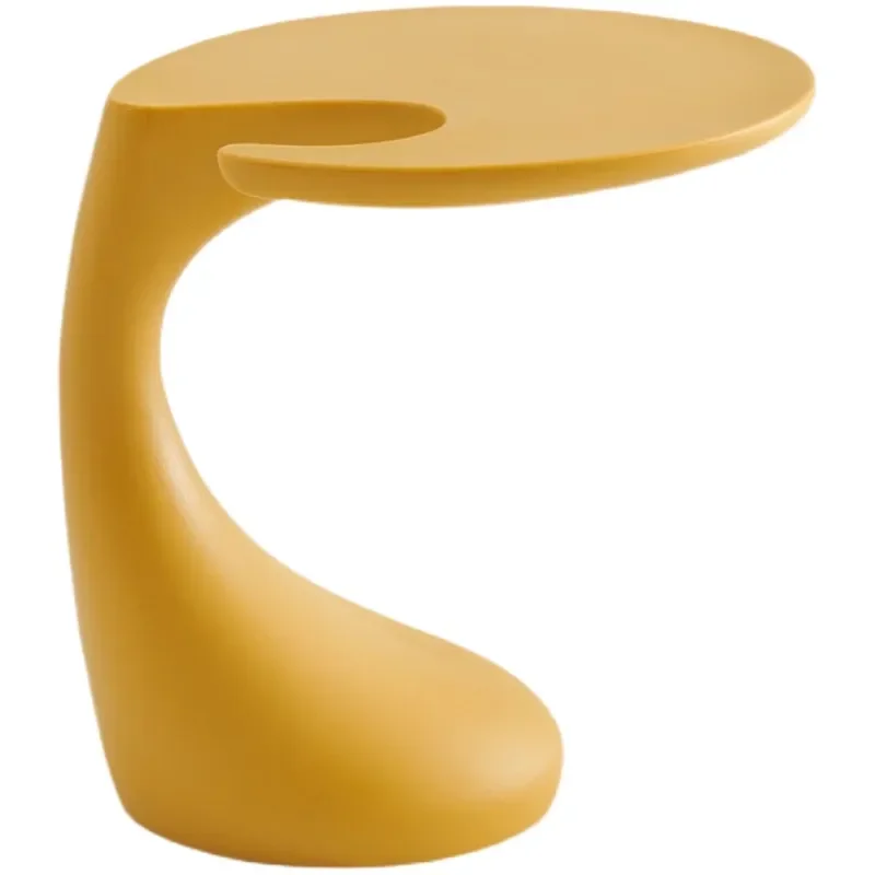 Nordic Style Plastic Coffee Table Small  Corner Side Table for Living Room Balcony Bedroom Bedside End Table Modern