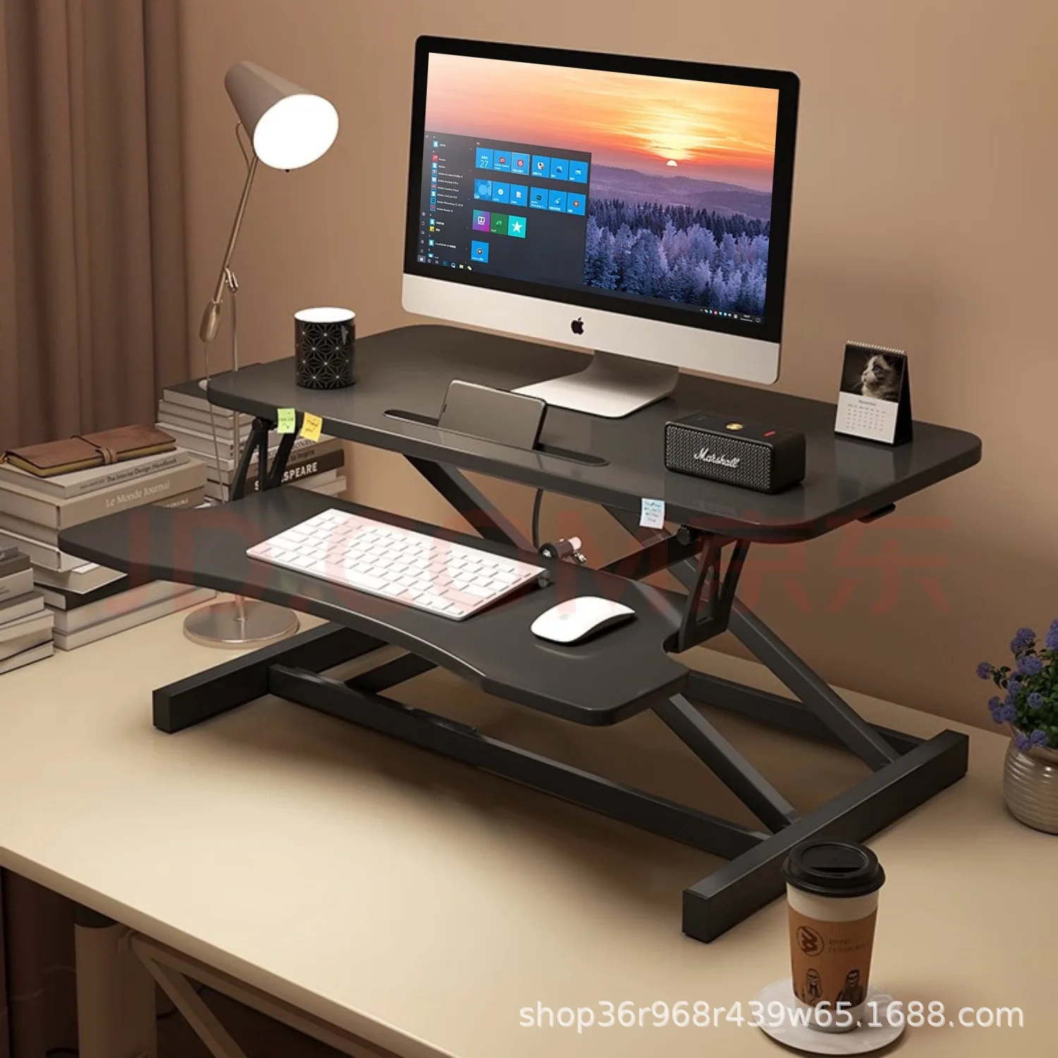 

Stand-up desk can be lifted, working table can be lifted, desktop can be raised, notebook desktop can be folded for home use.