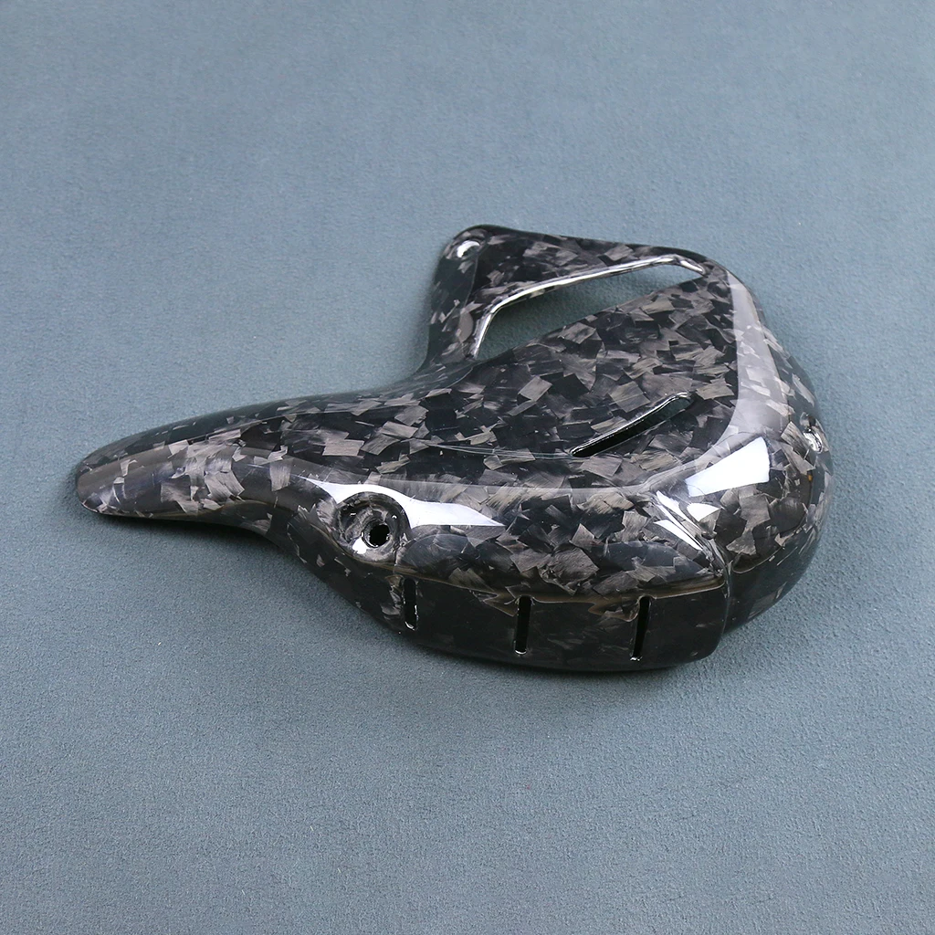 ドゥカティパニガーレ V4 V4S V4R オートバイ修正用カーボンファイバースプロケットカバーヒートシールド保護カバー 2018 +