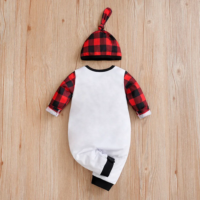 Christmas Party Gentleman Newborn Clothes Comfortable and Soft 0-18 Boys and Girls Spring and Autumn Long Sleeved Baby Jumpsuit