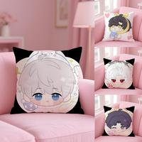 Game L-Love And Deepspace Cushion Cover Plush Fabric Soft Double-Sided Printed Sofa Warm Winter Home Gift Pillow Cover