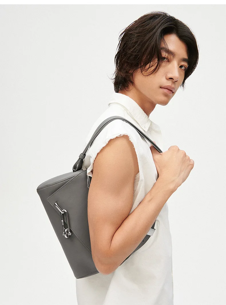 TADFAB Interlock Series Retro Modna, wysokiej klasy torba na ramię do dojazdów do pracy