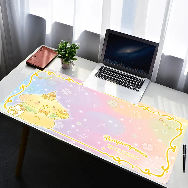 Mouse Pad PC Non Slip Rubber HD Mousepad Laptop Gamer Cabinet Keyboard Pad Office Computer Gaming Desk P-pompompurin Mouse Mat