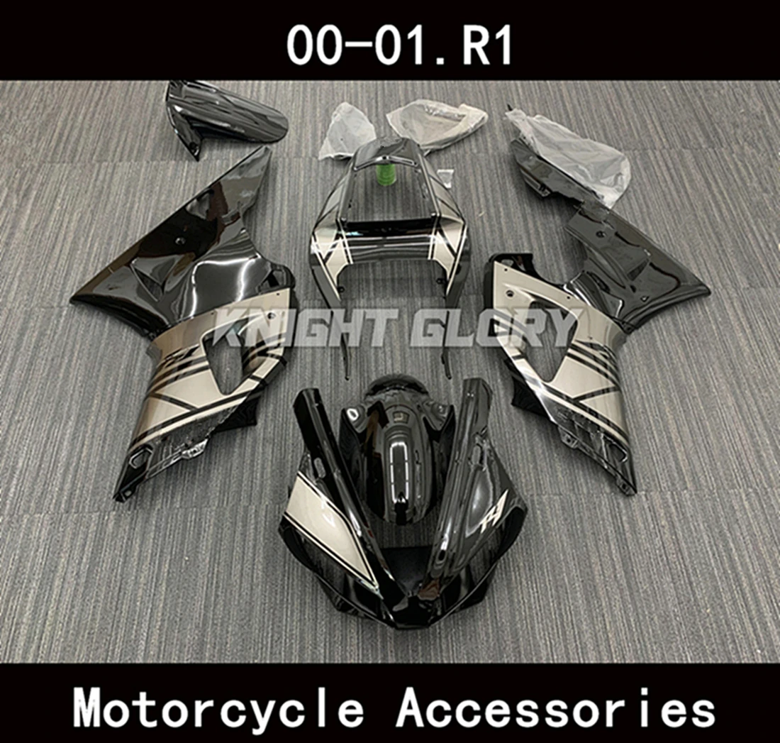 

Suitable for YZF-R1 YZF R1 2000 2001 Motorcycle Shell Fairing Spoiler Bodywork Set ABS Injection Molding RN04