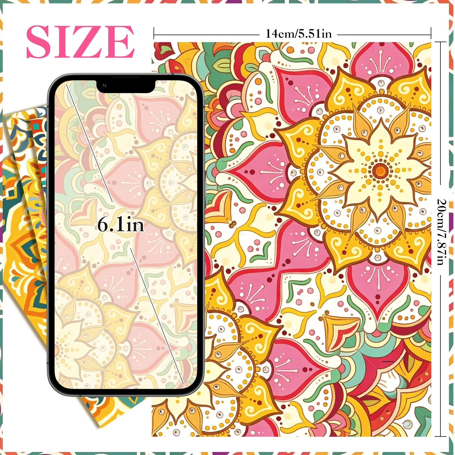 160 Sheets Colorful Mandala Sc - Wedding Sutra review and price