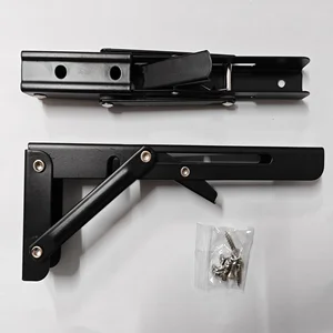 Aço inoxidável espaço-Saving suporte dobrável, mesa prateleira para autocaravana, autocaravana, caravana, 2pcs 10 principais vendas móveis para autocaravanas - №10