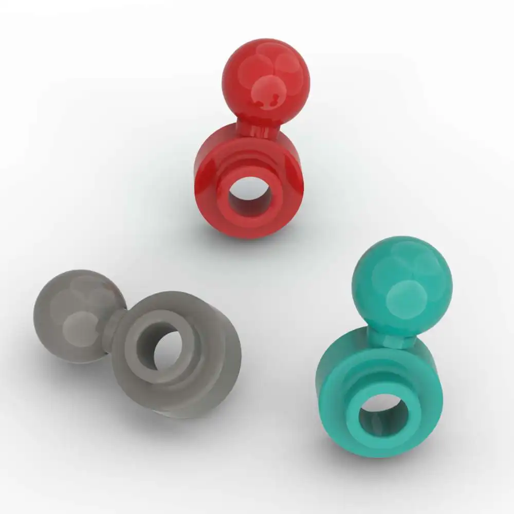 

MOC 10 шт. 3614 тарелка круглая 1x1 с буксирным шариком, строительный блок, в форме отверстий, сменные кирпичные игрушки для взрослых и мальчиков, подарки на особый день